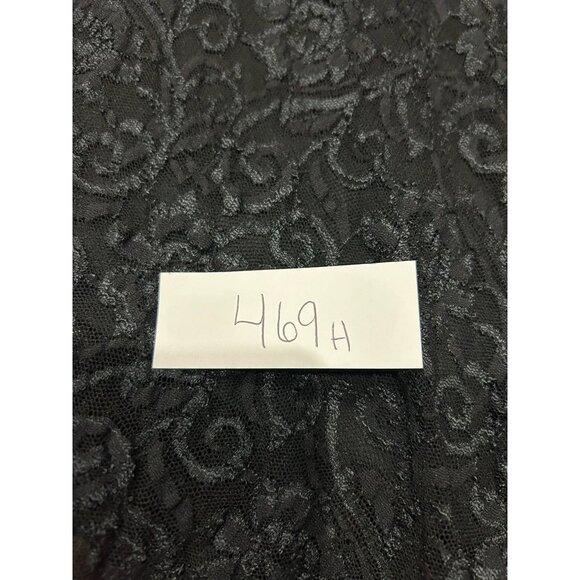 Vintage Dressbarn Black Lace Asymmetrical Hem Dress Size 10 Whimsigoth Fairygoth - Picture 9 of 9